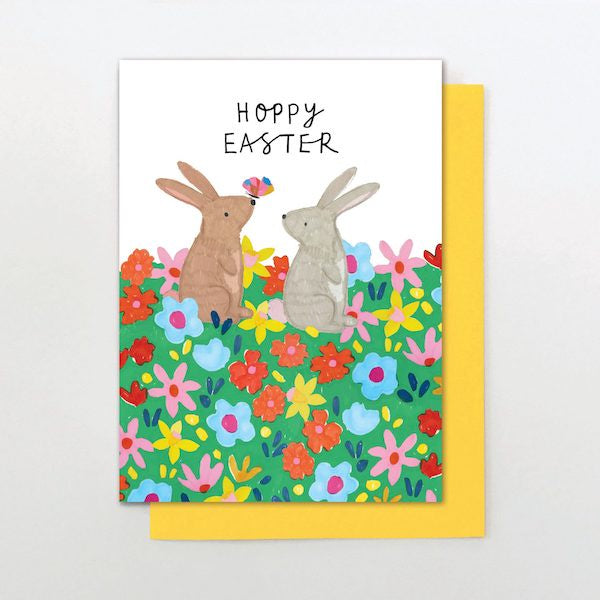 Hoppy Easter Bunnies & Butterfly Card