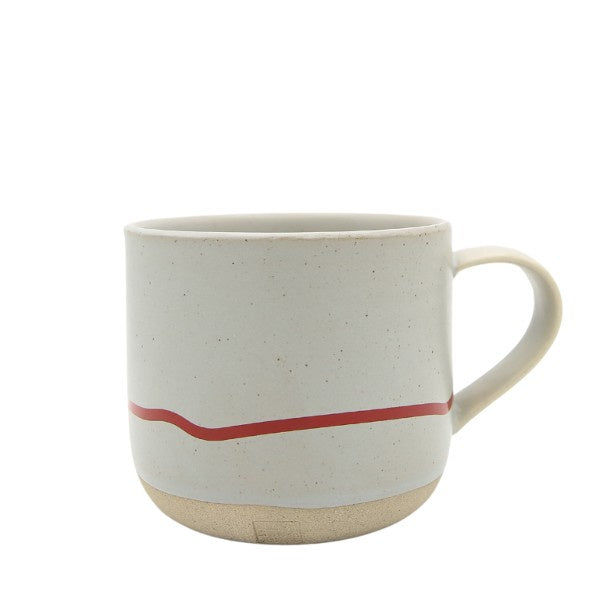 Pebble & Red Mug by Keith Brymer Jones