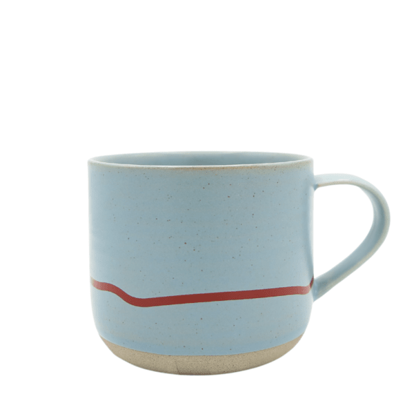 Clear Sky & Red Mug by Keith Brymer Jones