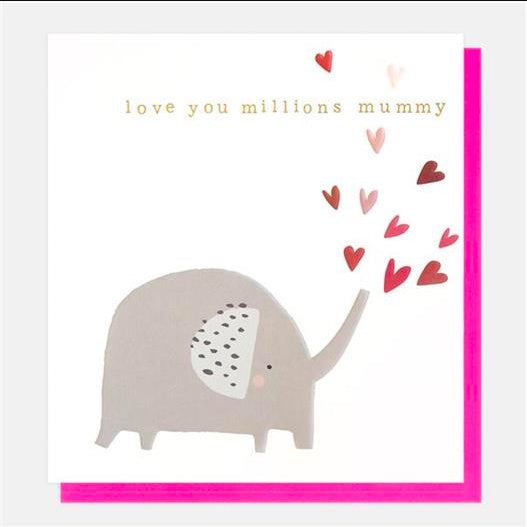 Love You Millions Mummy Card