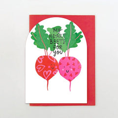 My Heart Beets for You Card