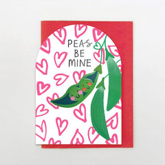 Peas Be Mine Card