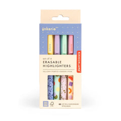 Set of 4 Erasable Highlighters