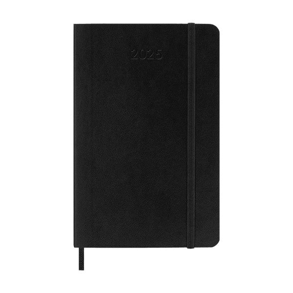 Moleskine 2025 12M Weekly Diary Pocket Black Softcover