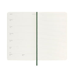 Moleskine 2025 12M Weekly Diary Large Myrtle Green Hardcover