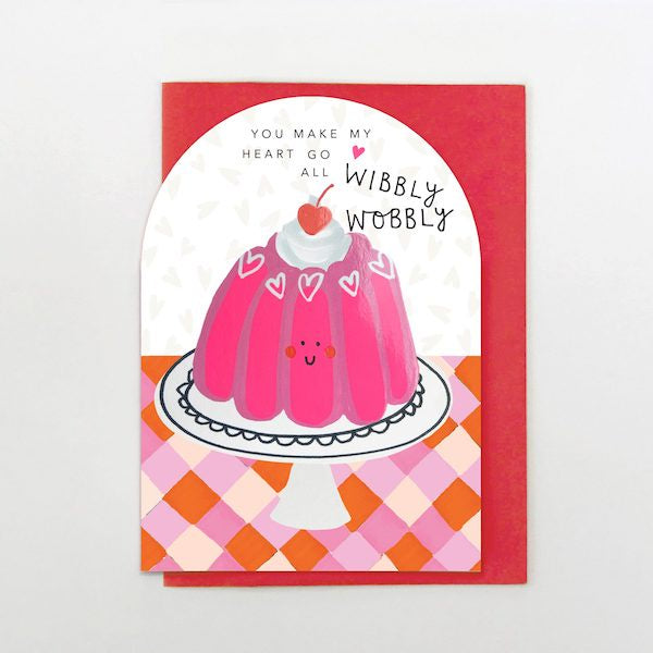 Wibbly Wobbly Jelly Card