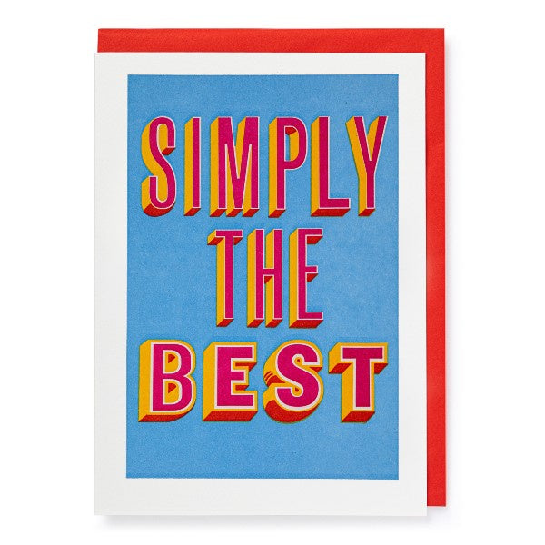 Simply The Best Card