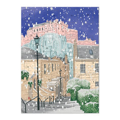 Edinburgh Castle Glitter Advent Calendar