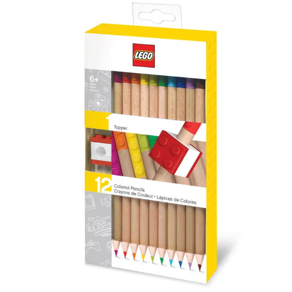 LEGO Colour Pencils 12 Pack With Topper