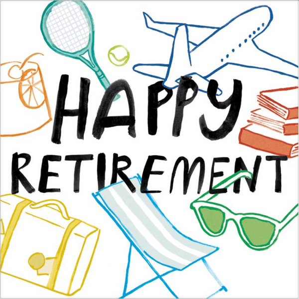 Happy Retirement Leisure Activities Card