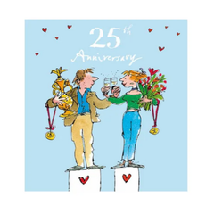 Happy 25th Anniversary Card