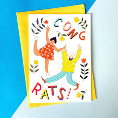 Congrats! Dancing Card