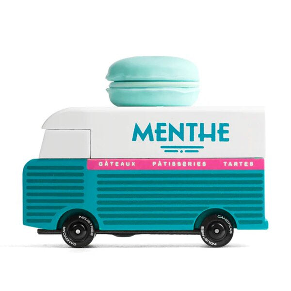 Menthe Macaron Van Wooden Candycar