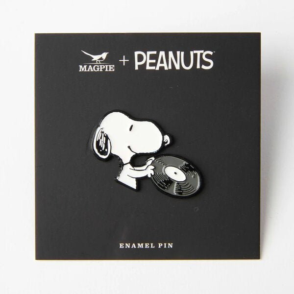 Peanuts Snoopy Record Enamel Pin