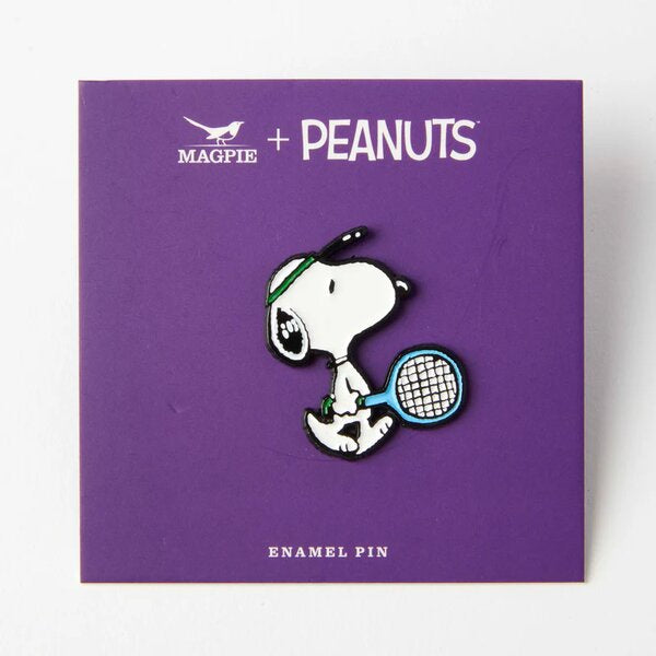 Peanuts Snoopy Tennis Enamel Pin