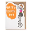 Happy Birthday Trumpeter Cut Out Card