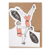 Happy Birthday Acrobats Cut Out Card