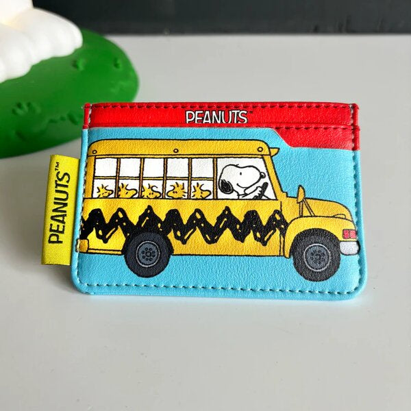 Bus Peanuts Card Holder