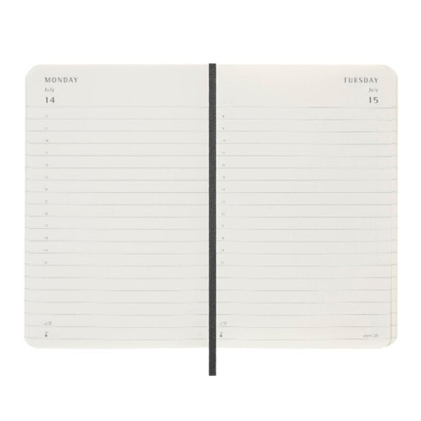 Moleskine 2025 12M Daily Pocket Black Softcover Paper Tiger