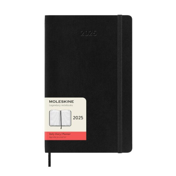 Moleskine 2025 12M Daily Large Black Softcover