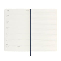 Moleskine 2025 12M Weekly Diary Large Sapphire Blue Softcover