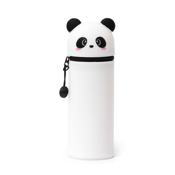 Kawaii 2-in-1 Soft Silicone Panda Pencil Case