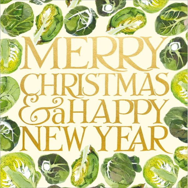 Emma Bridgewater Brussels Sprouts Christmas Card