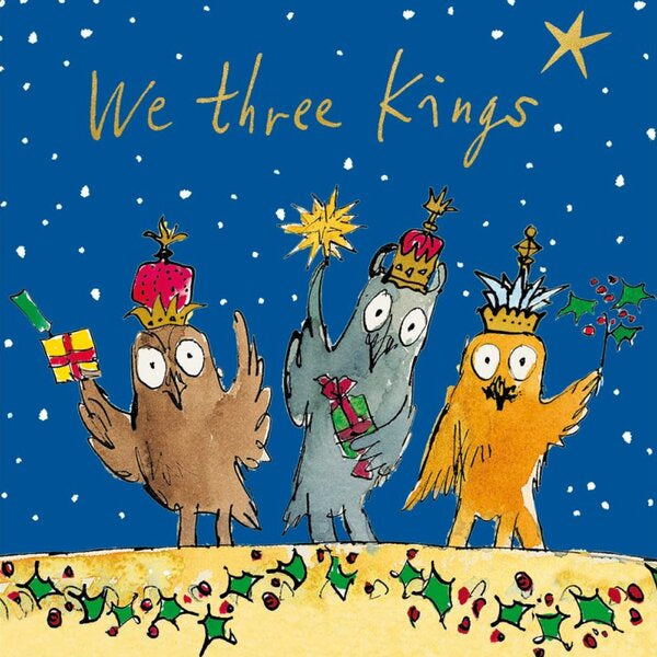 We Three Kings Quentin Blake Christmas Card