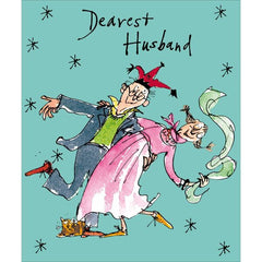 Quentin Blake Festive Husband Christmas Card