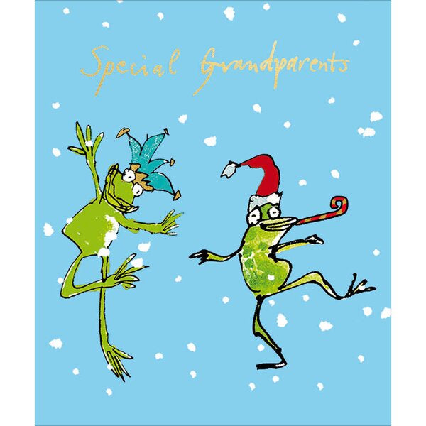 Quentin Blake Festive Grandparents Christmas Card