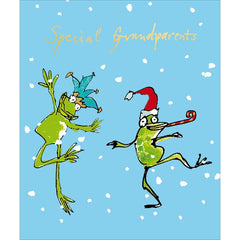 Quentin Blake Festive Grandparents Christmas Card