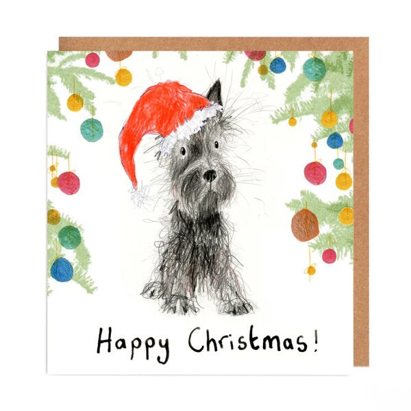 'Miles' Scottie Dog Charity Christmas Card