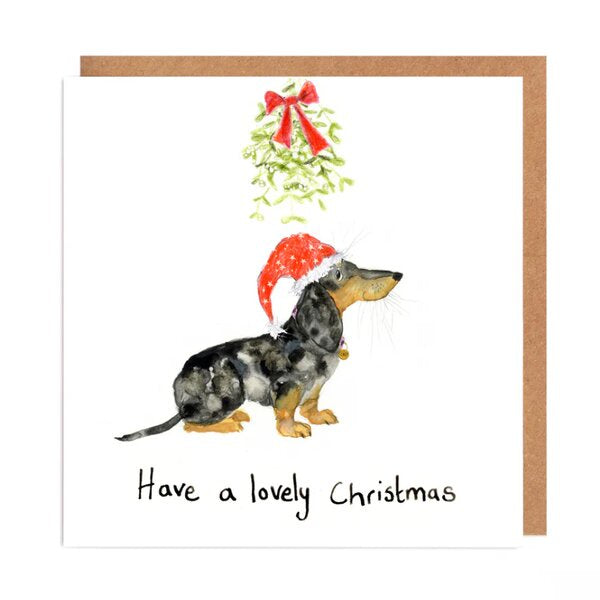 'Otto' The TOP Dog Dachshund Charity Christmas Card