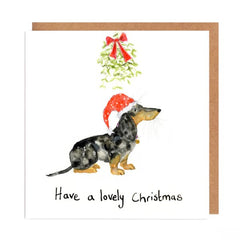 'Otto' The TOP Dog Dachshund Charity Christmas Card