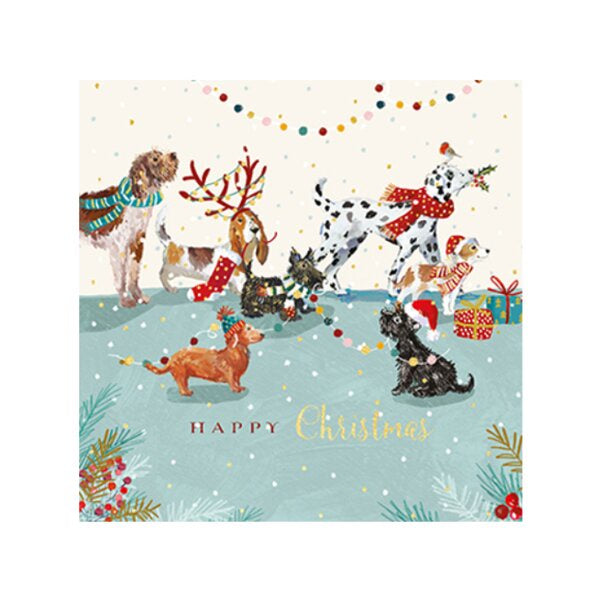 Christmas Time Dogs 10 Boxed Cards