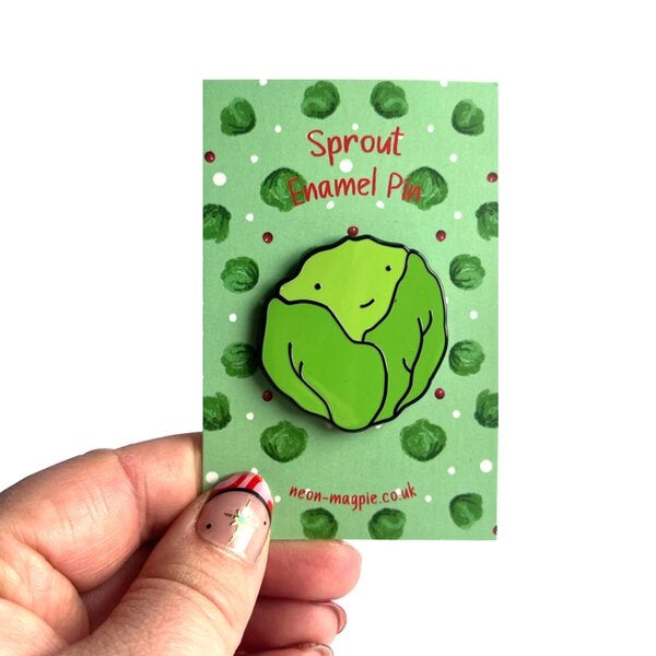 Sprout Enamel Pin