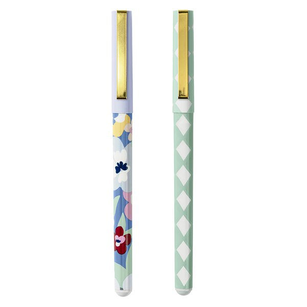 Spring Floral Rollerball Pens Set