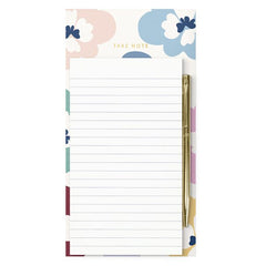 Spring Floral Magnetic Pad and Pen