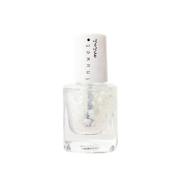 Inuwet Waterbased Nail Polish Kids Top Coat Stars