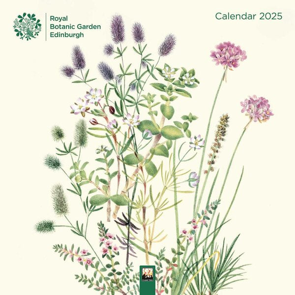 Royal Botanic Garden Edinburgh 2025 Wall Calendar