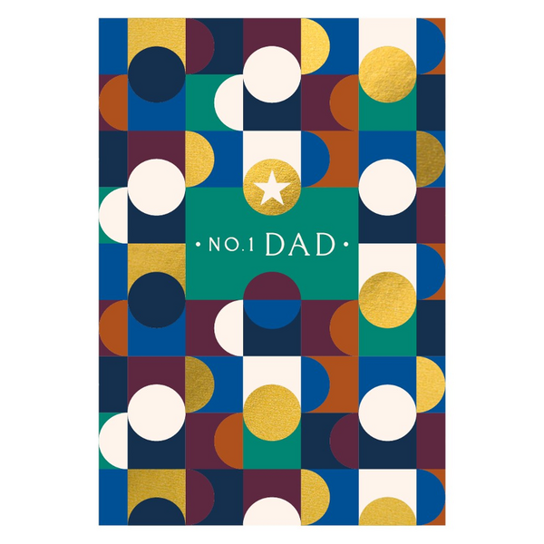 No.1 Dad Card