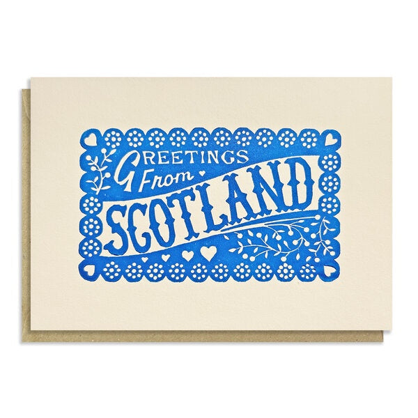 Greetings From Scotland Card