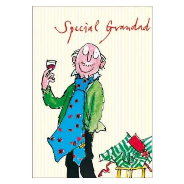 Quentin Blake Special Grandad Big Tie Card