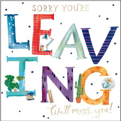 Sorry You're Leaving Belongings Card