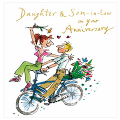 Daughter and Son-in-Law Anniversary Card