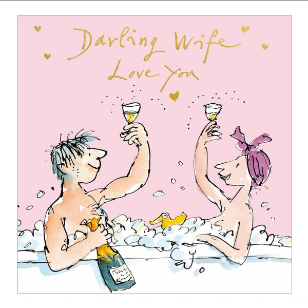 Darling Wife Birthday Card