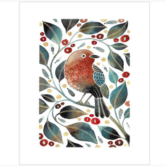 Floral Bird Card