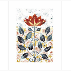 Watercolour Bud Card