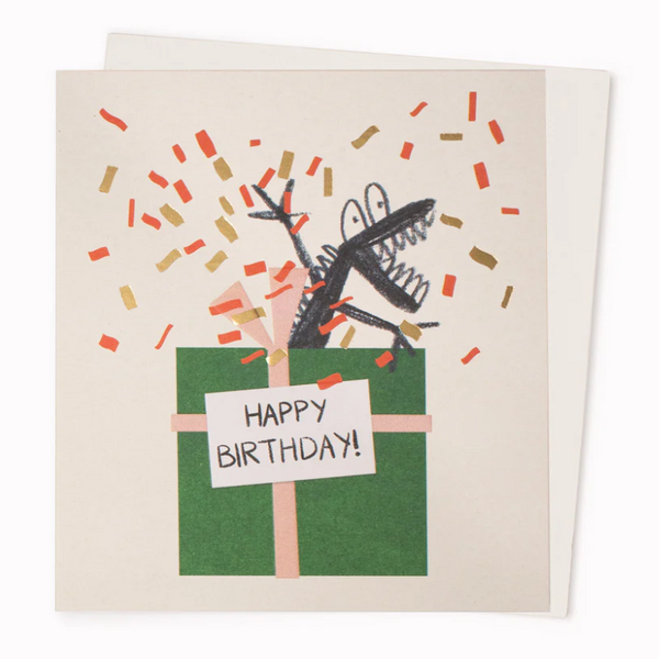 Crocodile Surprise Birthday Card