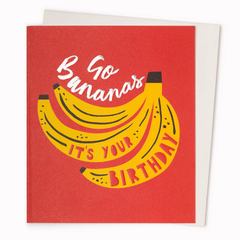 Go Bananas Birthday Card